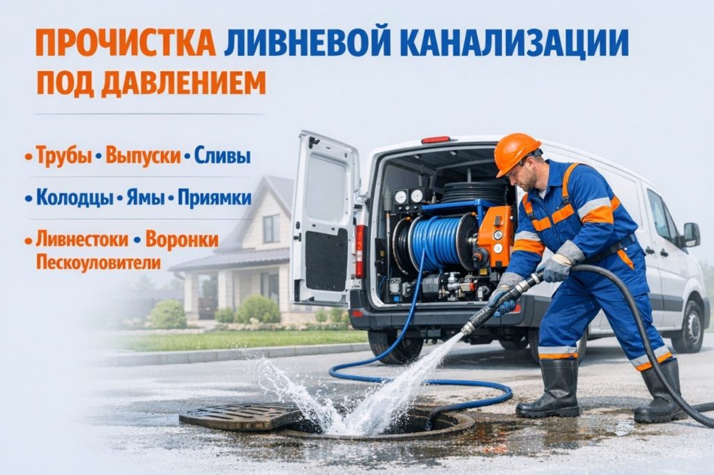Чистка ливневок