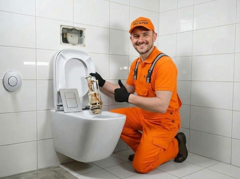 Обслуживание инсталляции унитаза